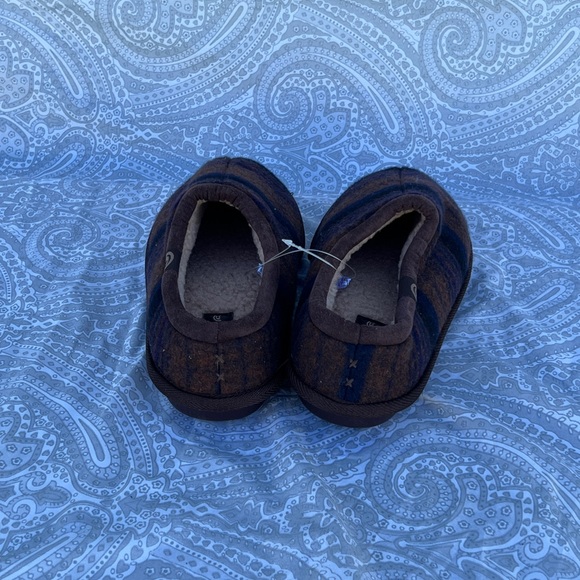 Cobain Blue and Brown Striped Slippers New without a box - Picture 3 of 5